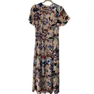 Lush small floral wrap dress